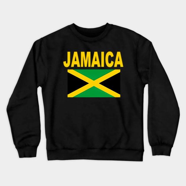 Flag Jamaica Jamaican Flags Travel Top Crewneck Sweatshirt by SnugFarm